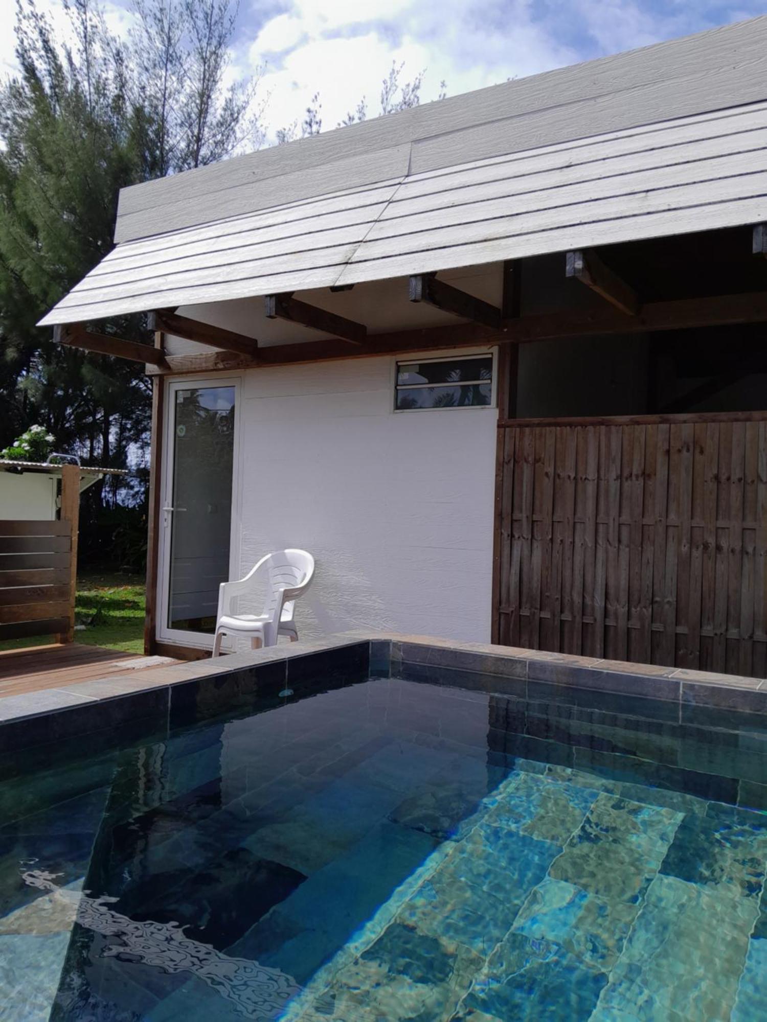 Mara'Ai Le Spot Tubuai Chambre Triple Taahueia Deluxe Sdb Privee Avec Piscine Mataura Exterior foto